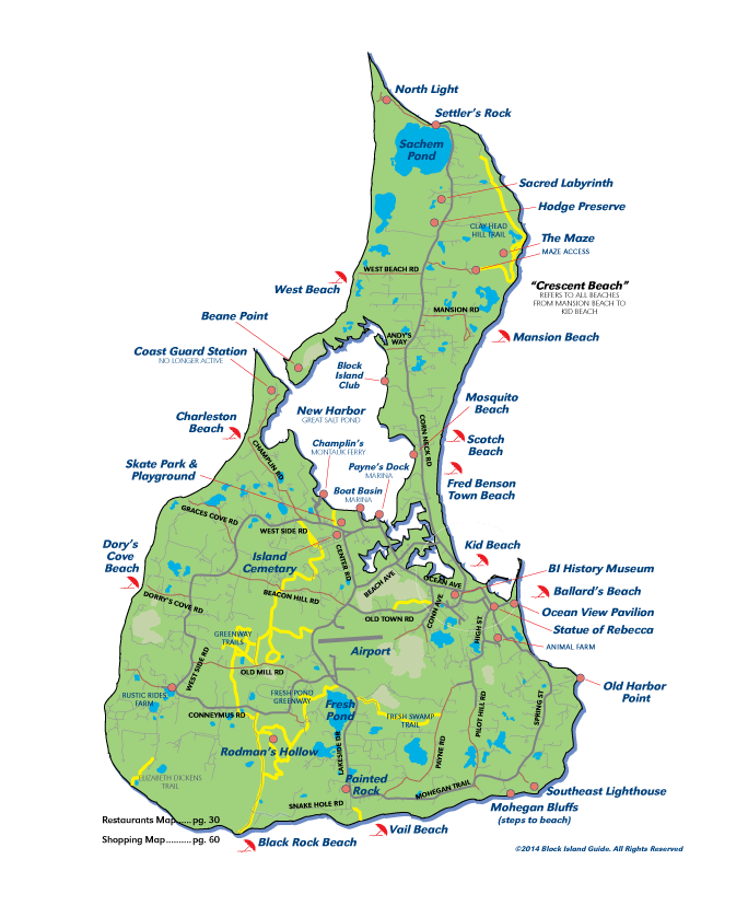 Block Island Map